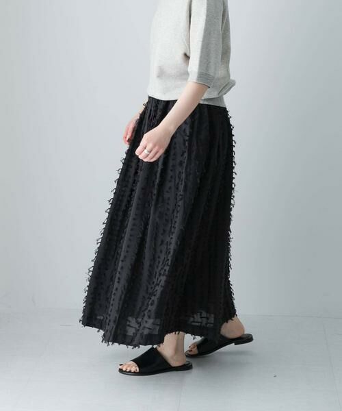 かぐれ / かぐれ スカート | フリンジカットジャガードスカート | 詳細14