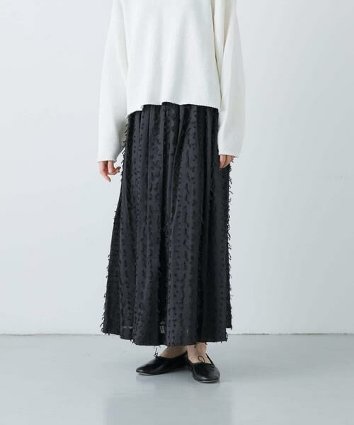 かぐれ / かぐれ スカート | フリンジカットジャガードスカート | 詳細23