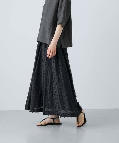 かぐれ / かぐれ スカート | フリンジカットジャガードスカート | 詳細18