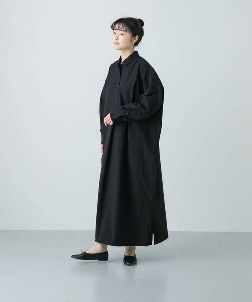 かぐれ / かぐれ ワンピース | 『2サイズ展開』コットンシルクシャツワンピース | 詳細14