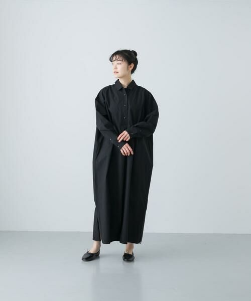 かぐれ / かぐれ ワンピース | 『2サイズ展開』コットンシルクシャツワンピース | 詳細18