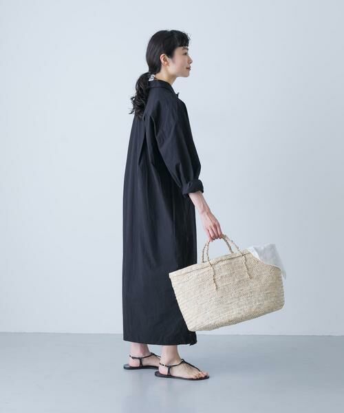 かぐれ / かぐれ ワンピース | 『2サイズ展開』コットンシルクシャツワンピース | 詳細2