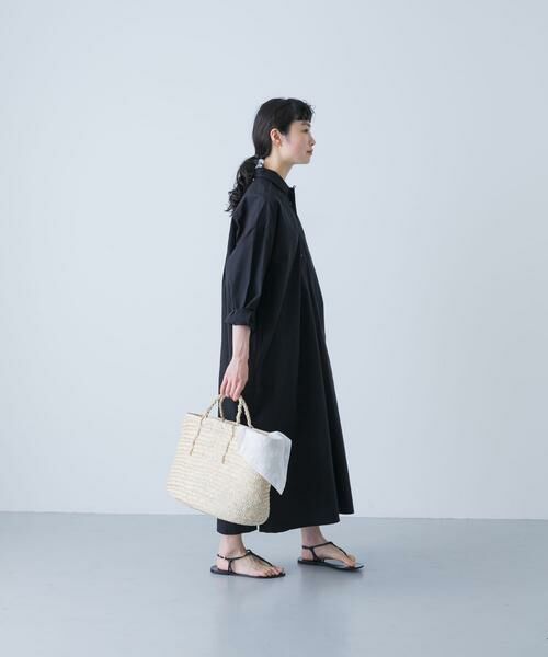 かぐれ / かぐれ ワンピース | 『2サイズ展開』コットンシルクシャツワンピース | 詳細3