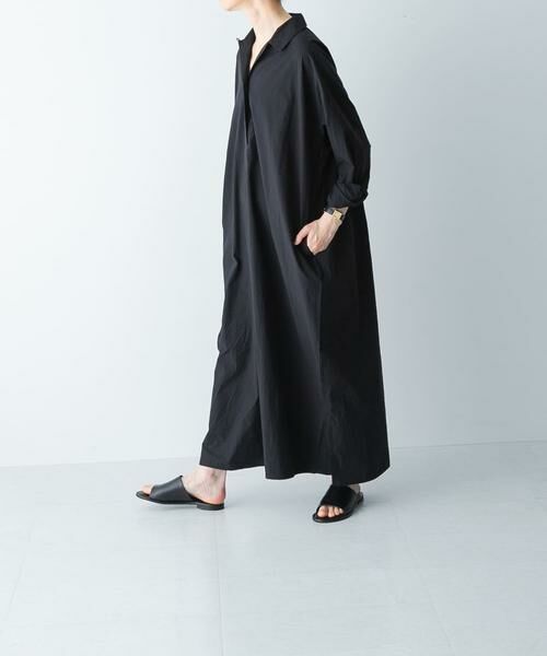かぐれ / かぐれ ワンピース | 『2サイズ展開』コットンシルクシャツワンピース | 詳細9