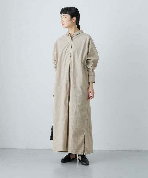 かぐれ / かぐれ ワンピース | 『2サイズ展開』コットンシルクシャツワンピース | 詳細26