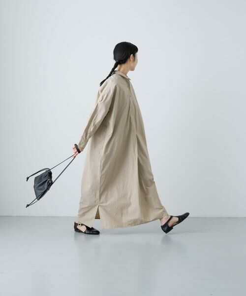 かぐれ / かぐれ ワンピース | 『2サイズ展開』コットンシルクシャツワンピース | 詳細29