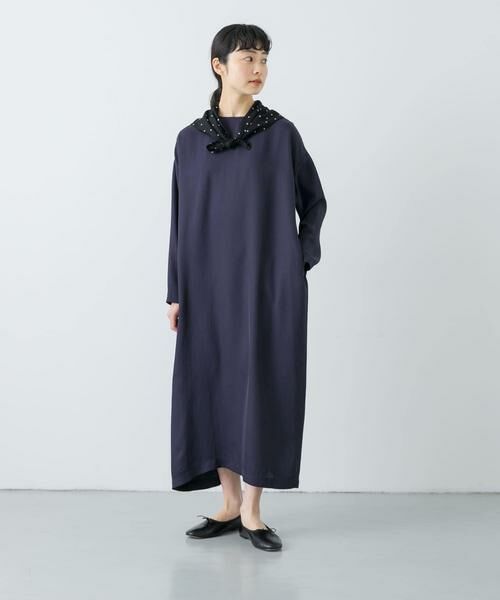 かぐれ / かぐれ ワンピース | 『2サイズ展開』アセテートワイドワンピース | 詳細2