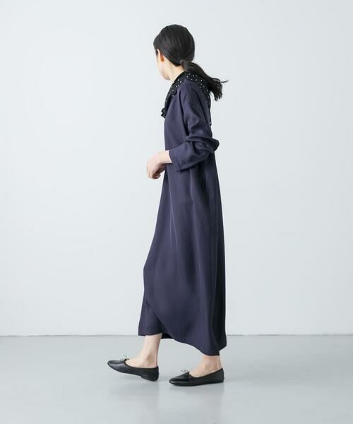 かぐれ / かぐれ ワンピース | 『2サイズ展開』アセテートワイドワンピース | 詳細3