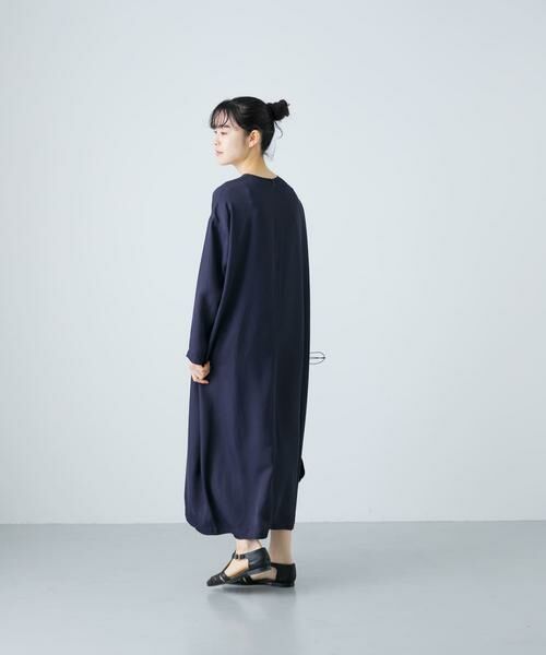 かぐれ / かぐれ ワンピース | 『2サイズ展開』アセテートワイドワンピース | 詳細7