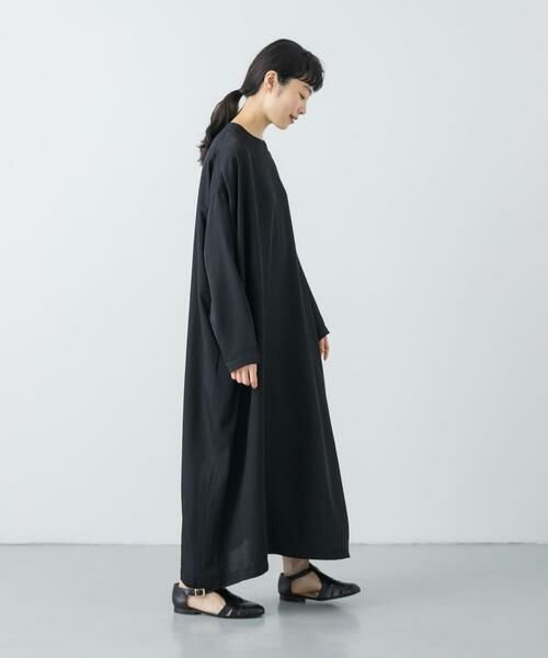かぐれ / かぐれ ワンピース | 『2サイズ展開』アセテートワイドワンピース | 詳細21
