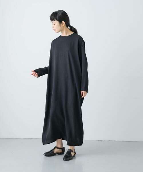 かぐれ / かぐれ ワンピース | 『2サイズ展開』アセテートワイドワンピース | 詳細22