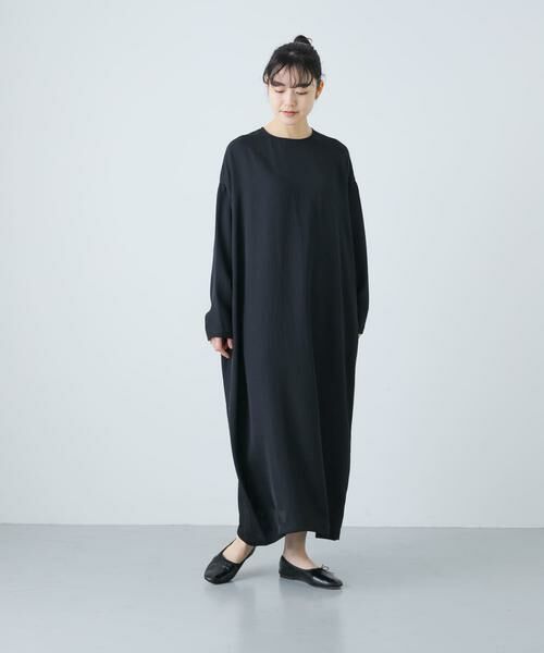 かぐれ / かぐれ ワンピース | 『2サイズ展開』アセテートワイドワンピース | 詳細25