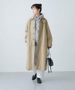 かぐれ / かぐれ ステンカラーコート | 『ユニセックス』コットンステンカラーコート