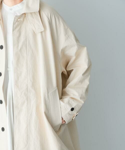 かぐれ / かぐれ ステンカラーコート | 『ユニセックス』コットンステンカラーコート | 詳細1