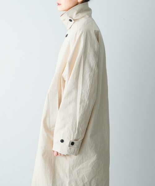かぐれ / かぐれ ステンカラーコート | 『ユニセックス』コットンステンカラーコート | 詳細4