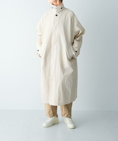 かぐれ / かぐれ ステンカラーコート | 『ユニセックス』コットンステンカラーコート | 詳細5