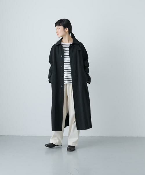 かぐれ / かぐれ ステンカラーコート | 『ユニセックス』コットンステンカラーコート | 詳細23