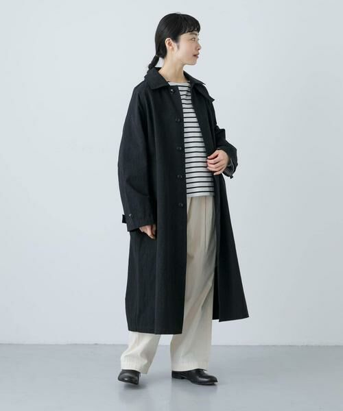 かぐれ / かぐれ ステンカラーコート | 『ユニセックス』コットンステンカラーコート | 詳細16