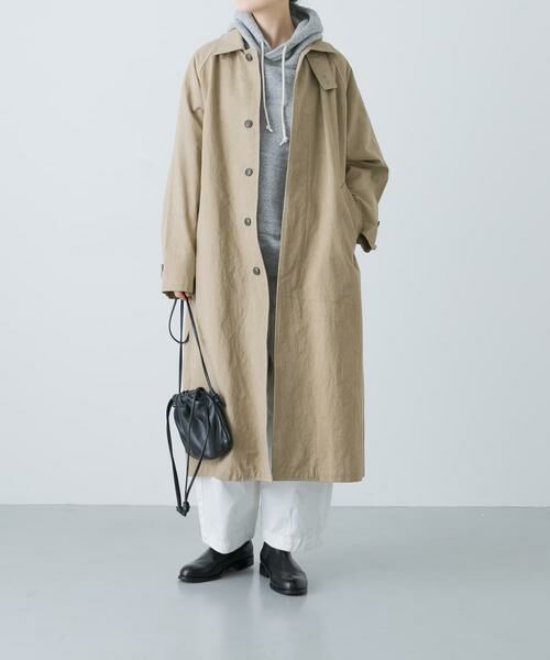 かぐれ / かぐれ ステンカラーコート | 『ユニセックス』コットンステンカラーコート | 詳細26