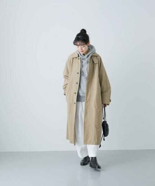 かぐれ / かぐれ ステンカラーコート | 『ユニセックス』コットンステンカラーコート | 詳細29