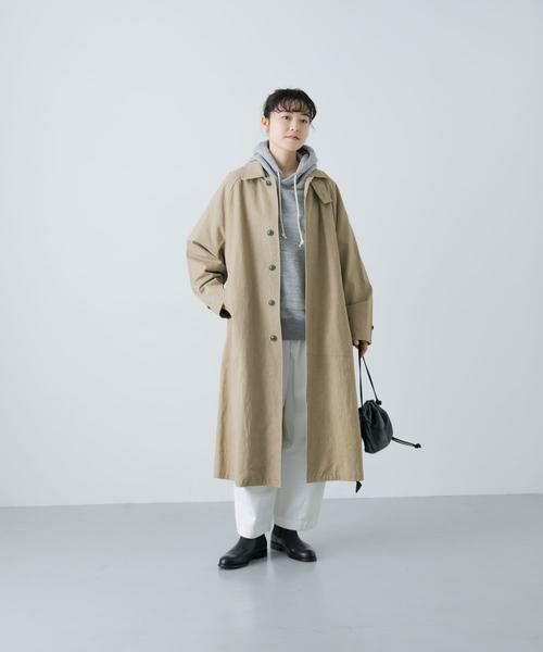 かぐれ / かぐれ ステンカラーコート | 『ユニセックス』コットンステンカラーコート | 詳細30