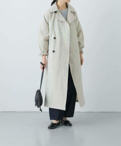 新品　今季　かぐれ　コットンステンカラーコート　アイボリー　アウター　春 新品 今季 かぐれ コットンステンカラーコート アイボリー