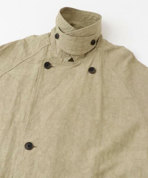 かぐれ / かぐれ トレンチコート | 『ユニセックス』コットンリネンオーバートレンチコート | 詳細17