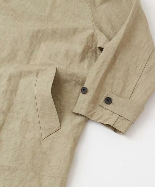 かぐれ / かぐれ トレンチコート | 『ユニセックス』コットンリネンオーバートレンチコート | 詳細18