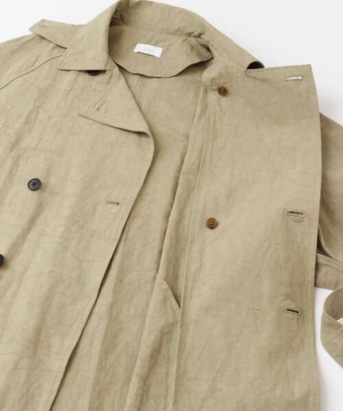 かぐれ / かぐれ トレンチコート | 『ユニセックス』コットンリネンオーバートレンチコート | 詳細19