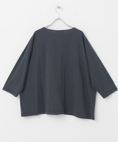 かぐれ / かぐれ Tシャツ | ボートネック7分袖ワイドカットソー | 詳細10