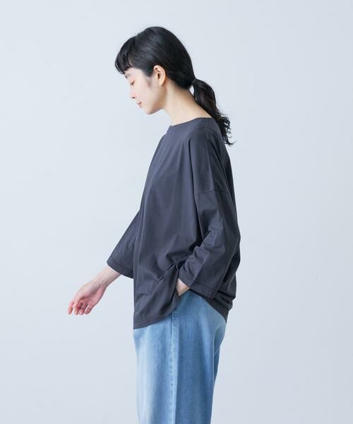 かぐれ / かぐれ Tシャツ | ボートネック7分袖ワイドカットソー | 詳細2