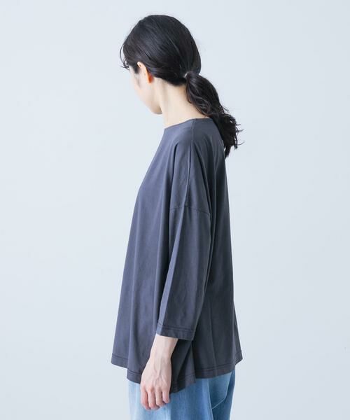 かぐれ / かぐれ Tシャツ | ボートネック7分袖ワイドカットソー | 詳細7