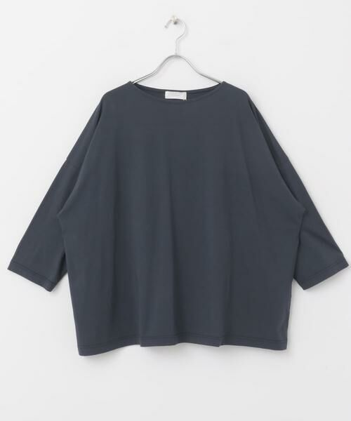 かぐれ / かぐれ Tシャツ | ボートネック7分袖ワイドカットソー | 詳細9