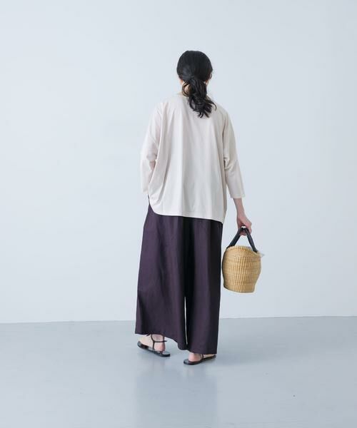 かぐれ / かぐれ Tシャツ | ボートネック7分袖ワイドカットソー | 詳細18