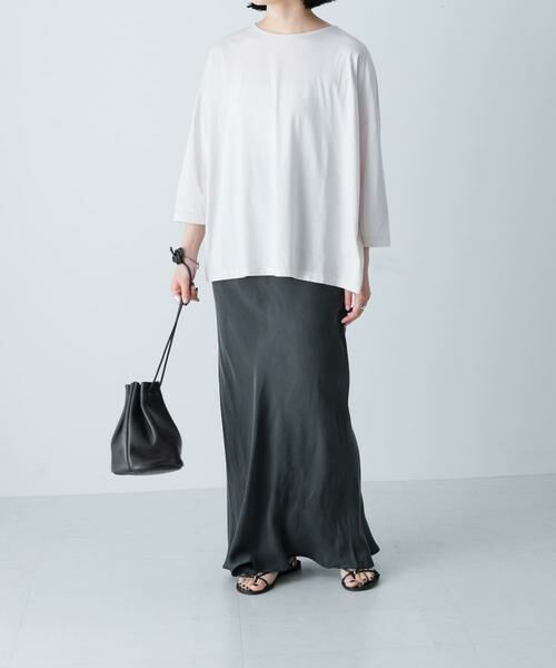 かぐれ / かぐれ Tシャツ | ボートネック7分袖ワイドカットソー | 詳細19