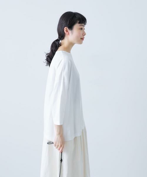 かぐれ / かぐれ Tシャツ | ボートネック7分袖ワイドカットソー | 詳細25