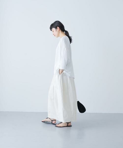 かぐれ / かぐれ Tシャツ | ボートネック7分袖ワイドカットソー | 詳細28