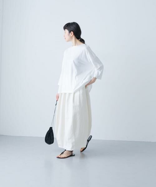 かぐれ / かぐれ Tシャツ | ボートネック7分袖ワイドカットソー | 詳細29
