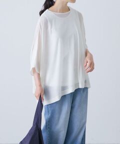 かぐれ / かぐれ Tシャツ | コットンシアーワイドカットソー