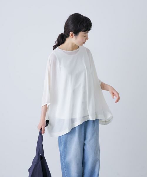 かぐれ / かぐれ Tシャツ | コットンシアーワイドカットソー | 詳細2