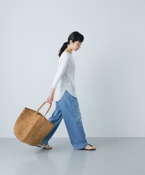 かぐれ / かぐれ Tシャツ | シフォン天竺7分袖カットソー | 詳細6