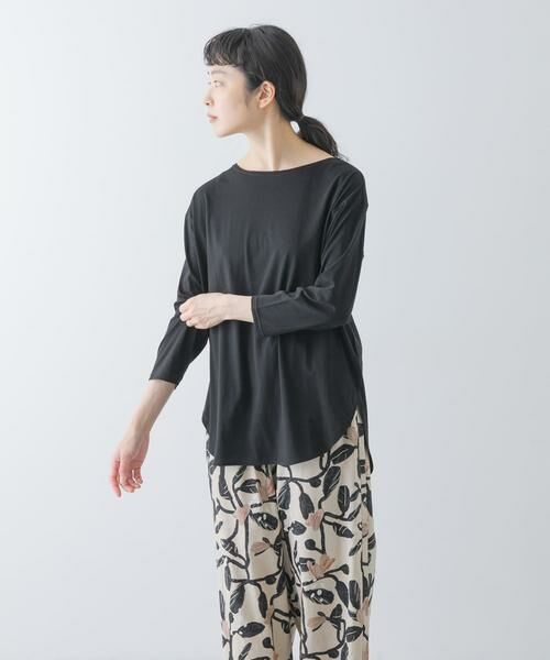 かぐれ / かぐれ Tシャツ | シフォン天竺7分袖カットソー | 詳細15