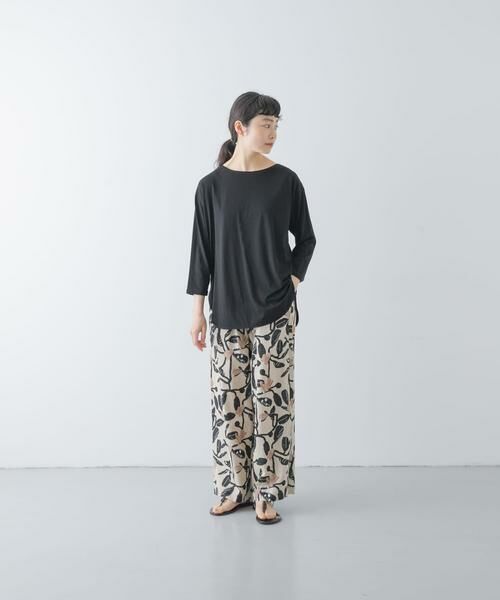 かぐれ / かぐれ Tシャツ | シフォン天竺7分袖カットソー | 詳細19