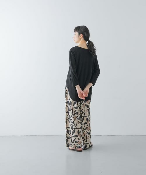 かぐれ / かぐれ Tシャツ | シフォン天竺7分袖カットソー | 詳細20