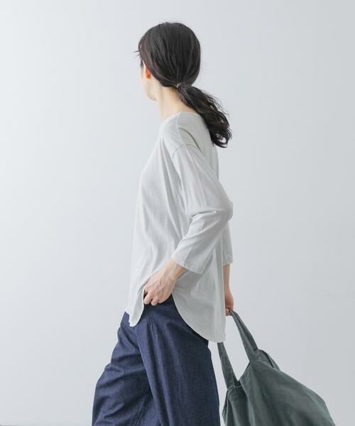 かぐれ / かぐれ Tシャツ | シフォン天竺7分袖カットソー | 詳細24