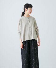 かぐれ / かぐれ カーディガン・ボレロ | ハイゲージコットンクルーネックカーディガン