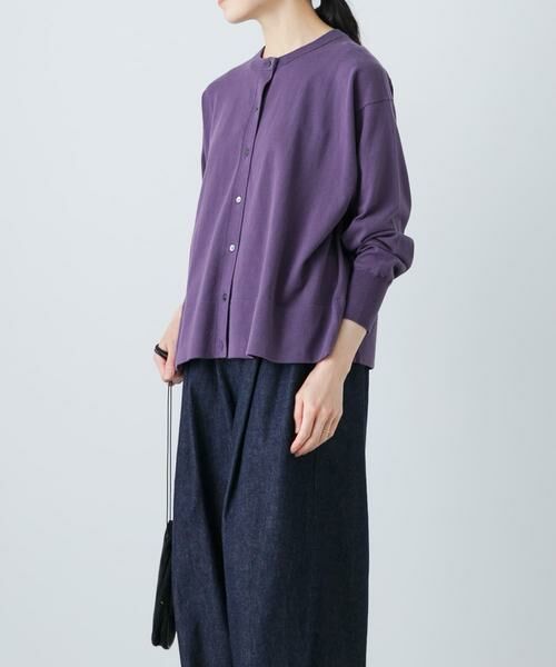 かぐれ / かぐれ カーディガン・ボレロ | ハイゲージコットンクルーネックカーディガン | 詳細1