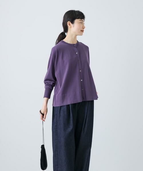 かぐれ / かぐれ カーディガン・ボレロ | ハイゲージコットンクルーネックカーディガン | 詳細3