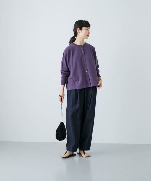 かぐれ / かぐれ カーディガン・ボレロ | ハイゲージコットンクルーネックカーディガン | 詳細5