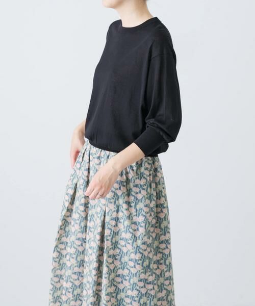 かぐれ / かぐれ ニット・セーター | コットンエアリー7分袖プルオーバー | 詳細1